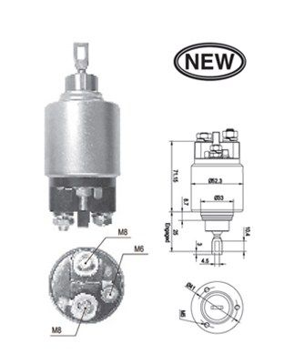 MAGNETI MARELLI Magneettikytkin, käynnistin 940113050543